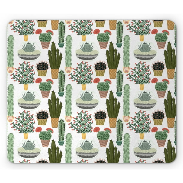 Euger Cactus and Green Plants Mouse Pad Customized Cactus Rectangle Non-Slip Rubber Mousepad Gaming Mouse Pad Euger Cactus and Green Plants Mouse Pad Customized Cactus Rectangle Non-Slip Rubber Mousepad Gaming Mouse Pad